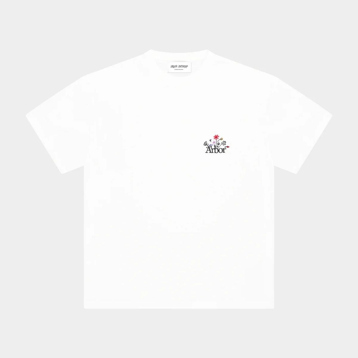 Arbor Flower Garden T-shirt Wit