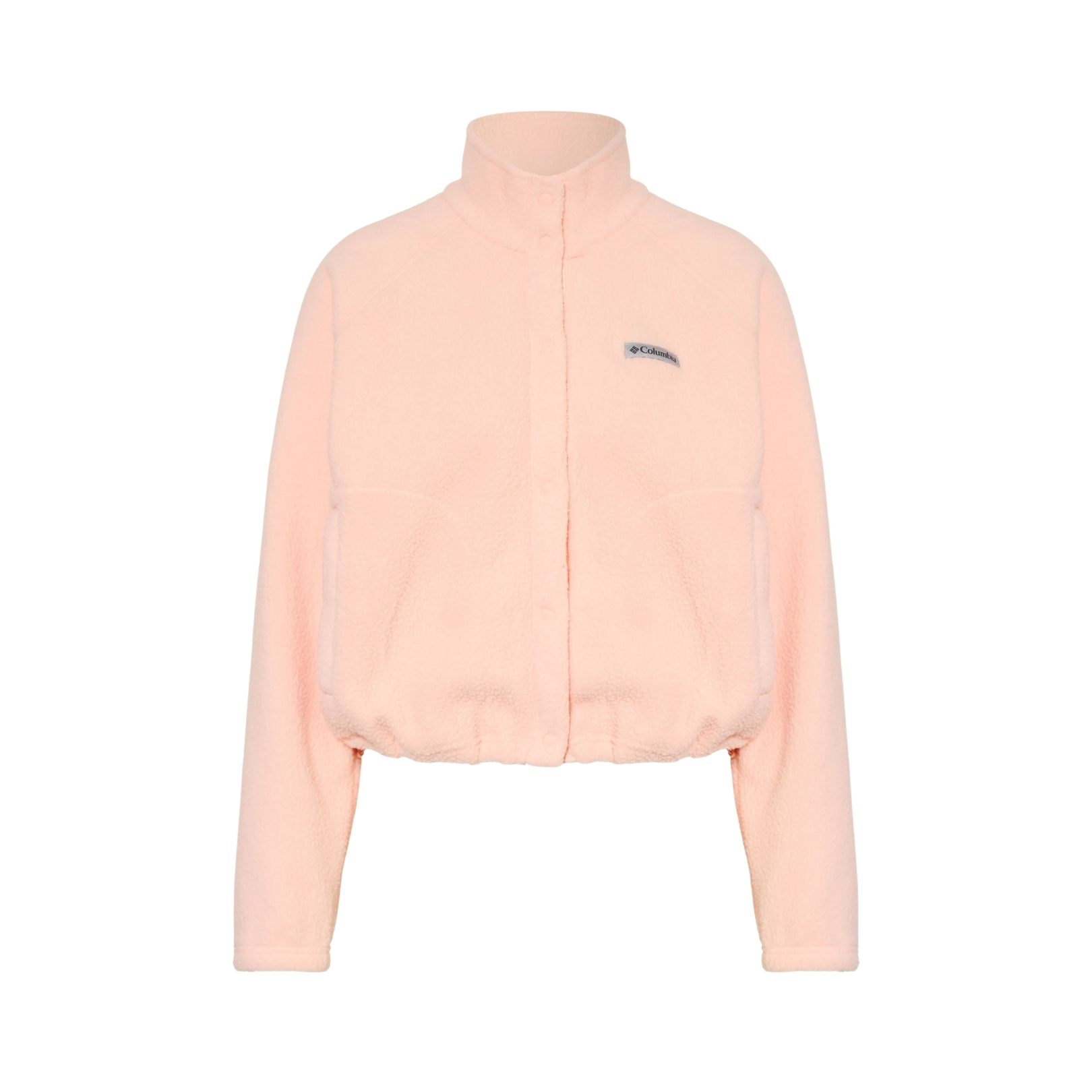 Columbia Womens Jasper Ridge Pebbled Fleece Full Snap Roze