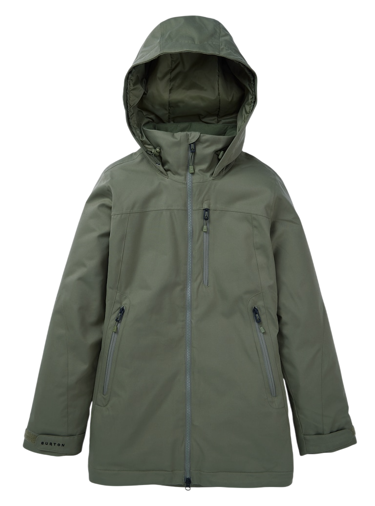 Burton Womens Lelah Jacket Vert | 305_forest_moss