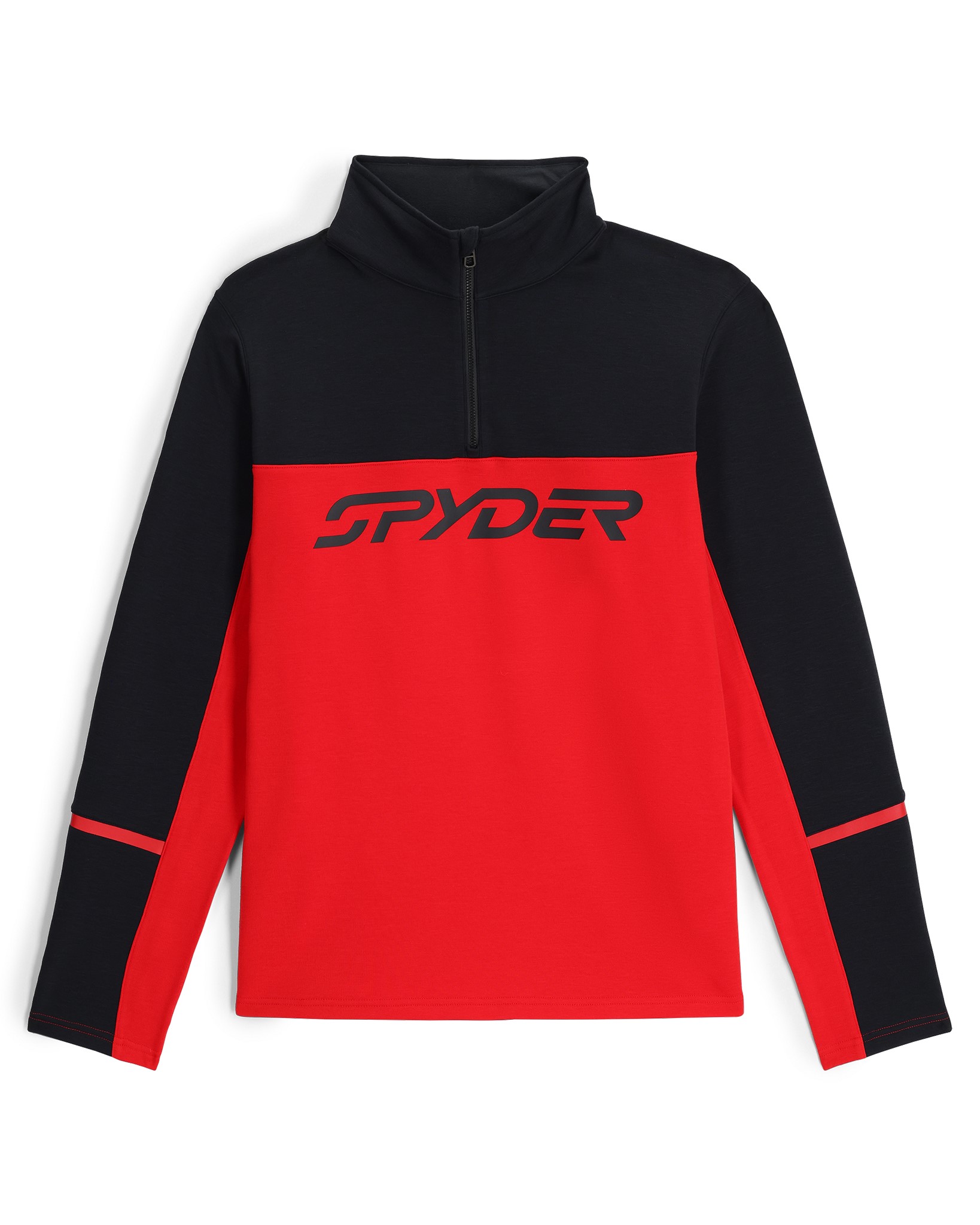 Spyder Mens Speed Fleece 1/2 Zip Rood