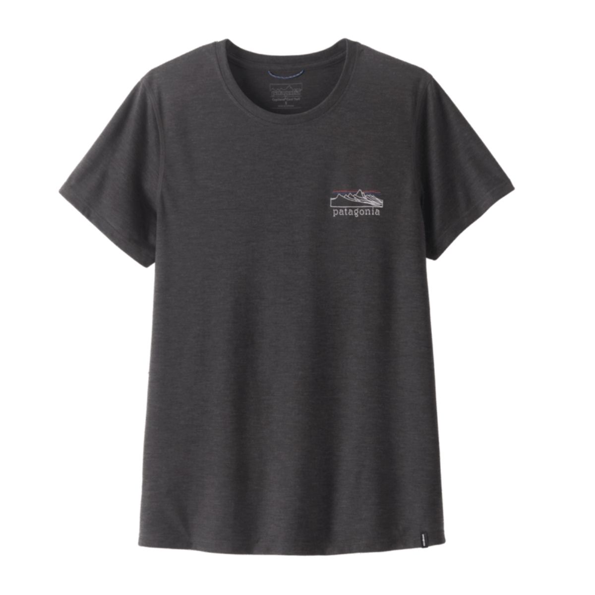 Patagonia Womens Cap Cool Trail Shirt / Stratapeaks Zwart
