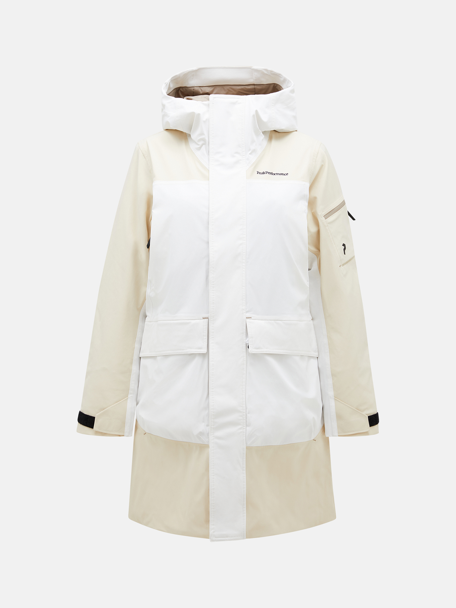 Peak Performance Womens 2L Stretch Parka Dessin Blanc |