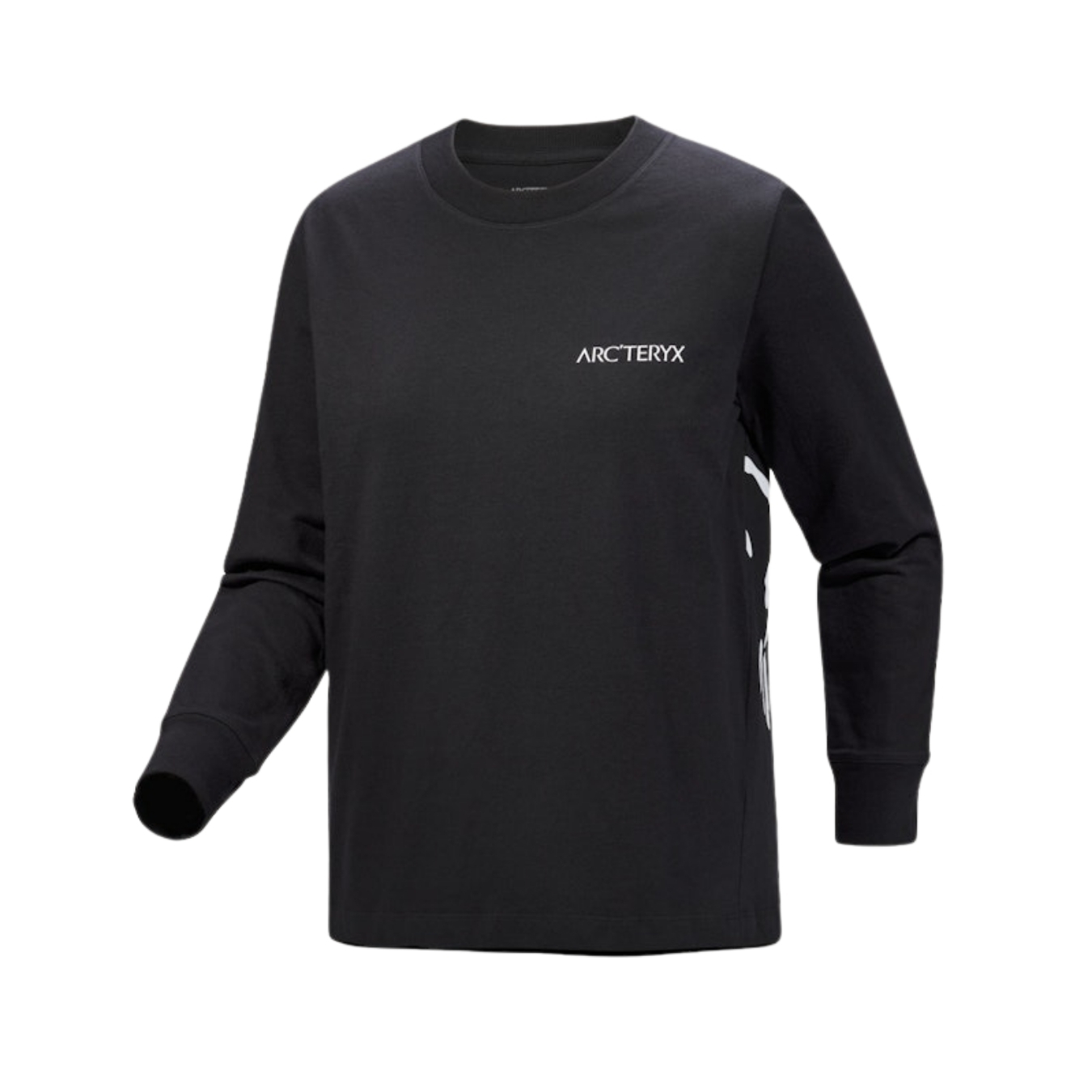 ArcTeryx Womens Kragg Cotton Bird Crew LS Zwart