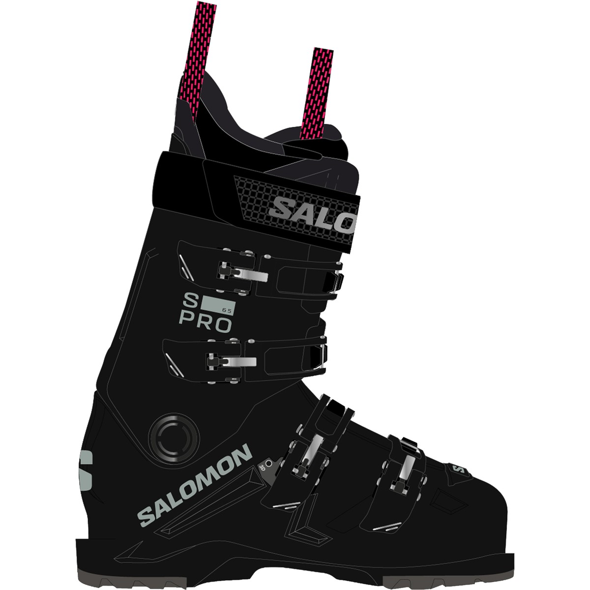 Salomon S/Pro 65 Zwart