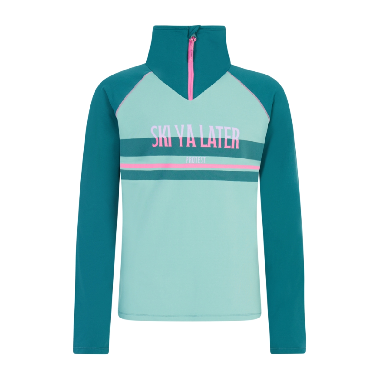 Protest Girls Prtwonder Jr 1/4 Zip Active Top Blauw