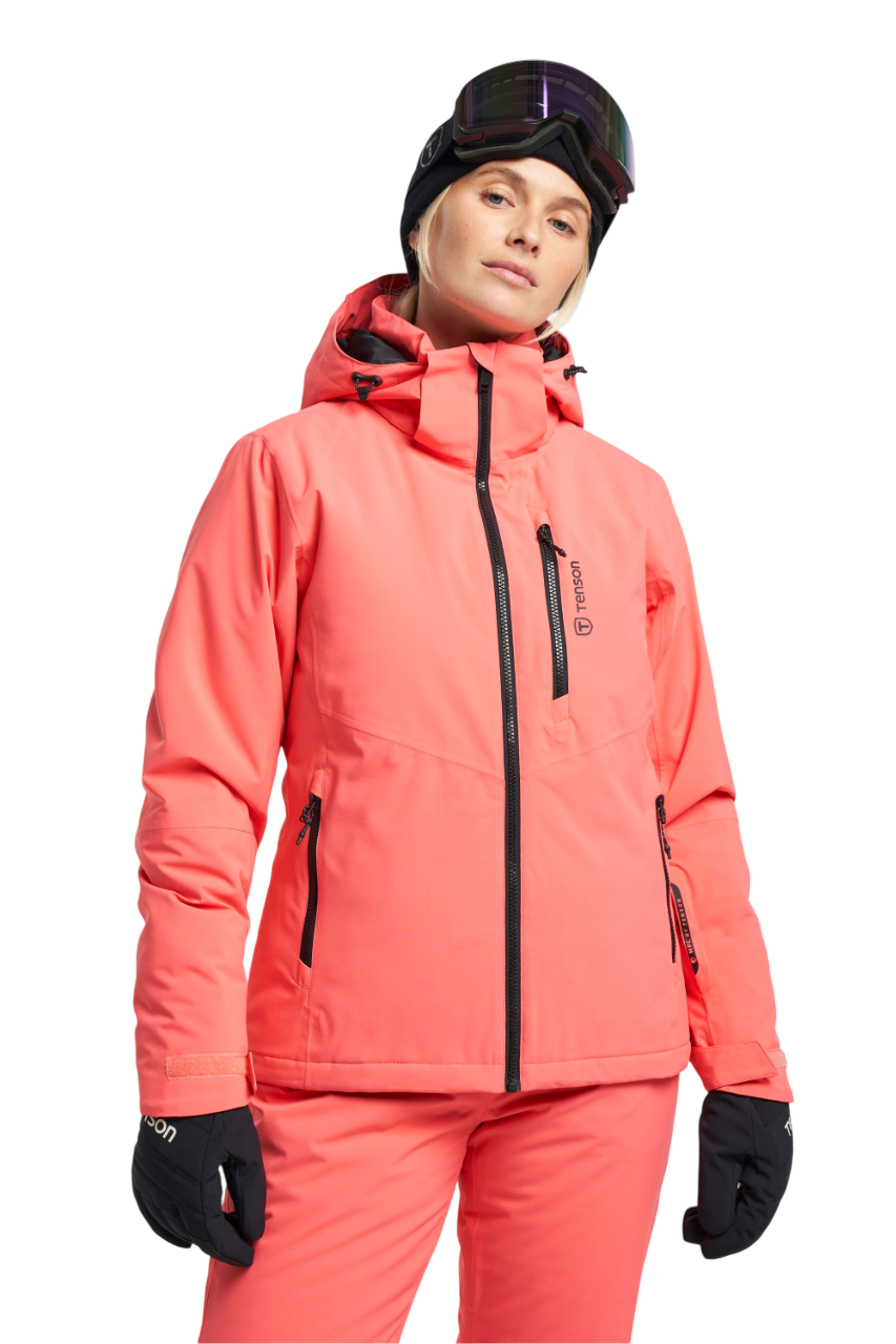Tenson Womens Moa Ski Jacket Koraal