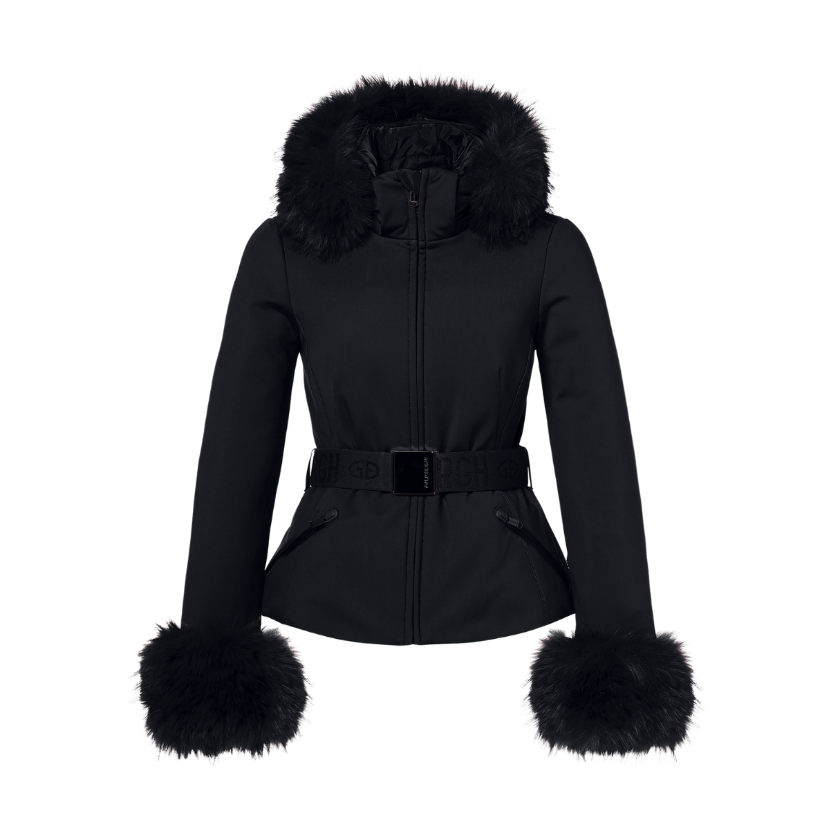 Goldbergh Womens Giselle Ski Jacket Faux Noir |
