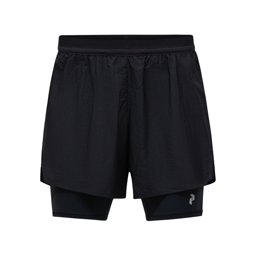 Peak Performance Mens Discover 2-in-1 Shorts Zwart