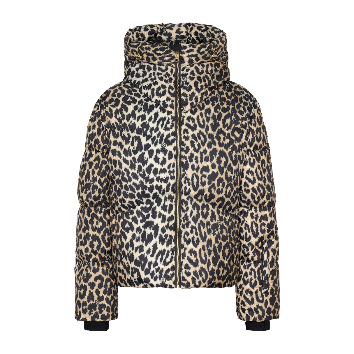 Nikkie Womens Newport Leopard Jacket Beige