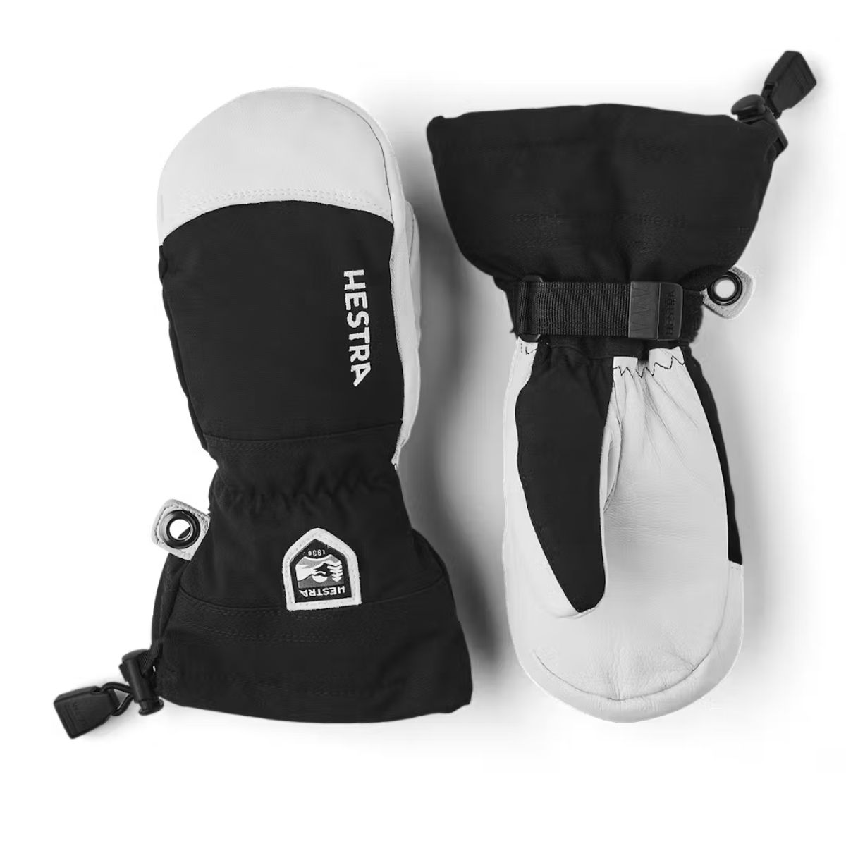Hestra Army Leather Heli Ski Jr Mitt Zwart