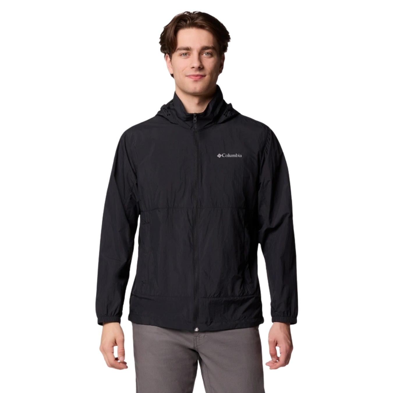 Columbia Mens Loop Basin Windbreaker Zwart