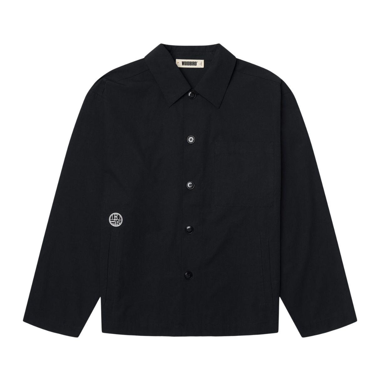 Woodbird Mens WBDave Warp Jacket Zwart