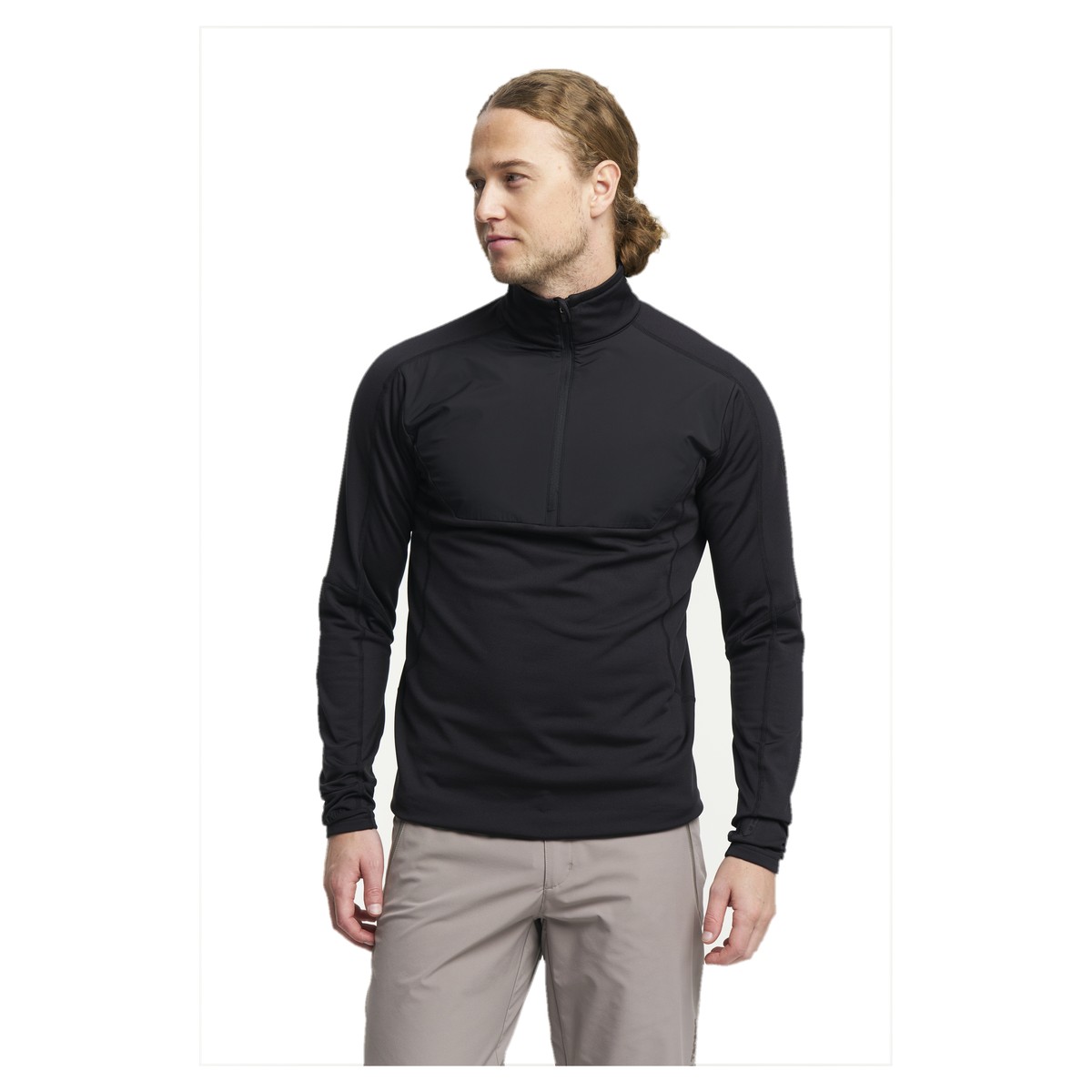 Tenson Mens Txlite Windblock Hybrid Hz Zwart