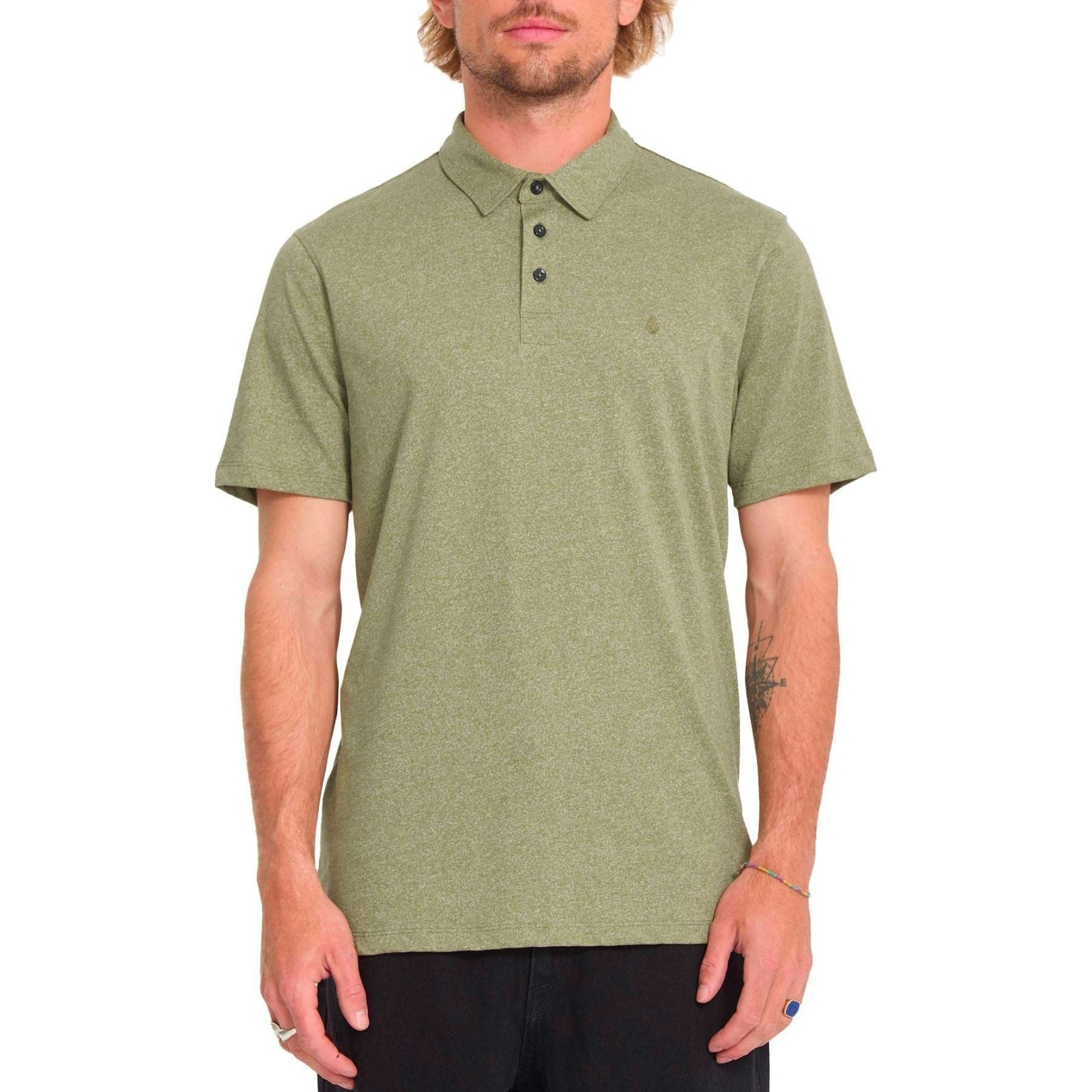 Volcom Mens Wowzer Polo SS Groen