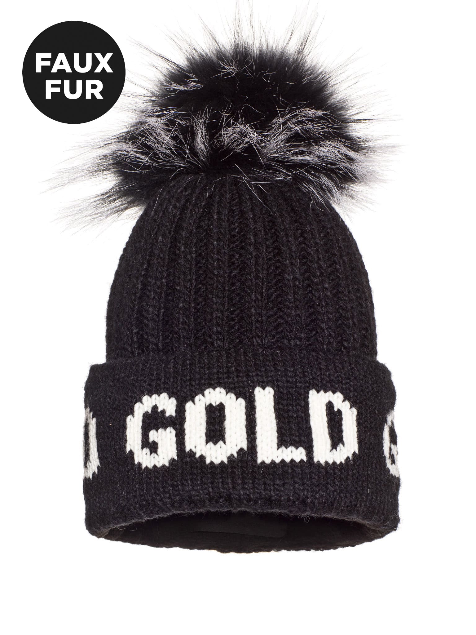 Goldbergh Hodd Beanie Faux Fur