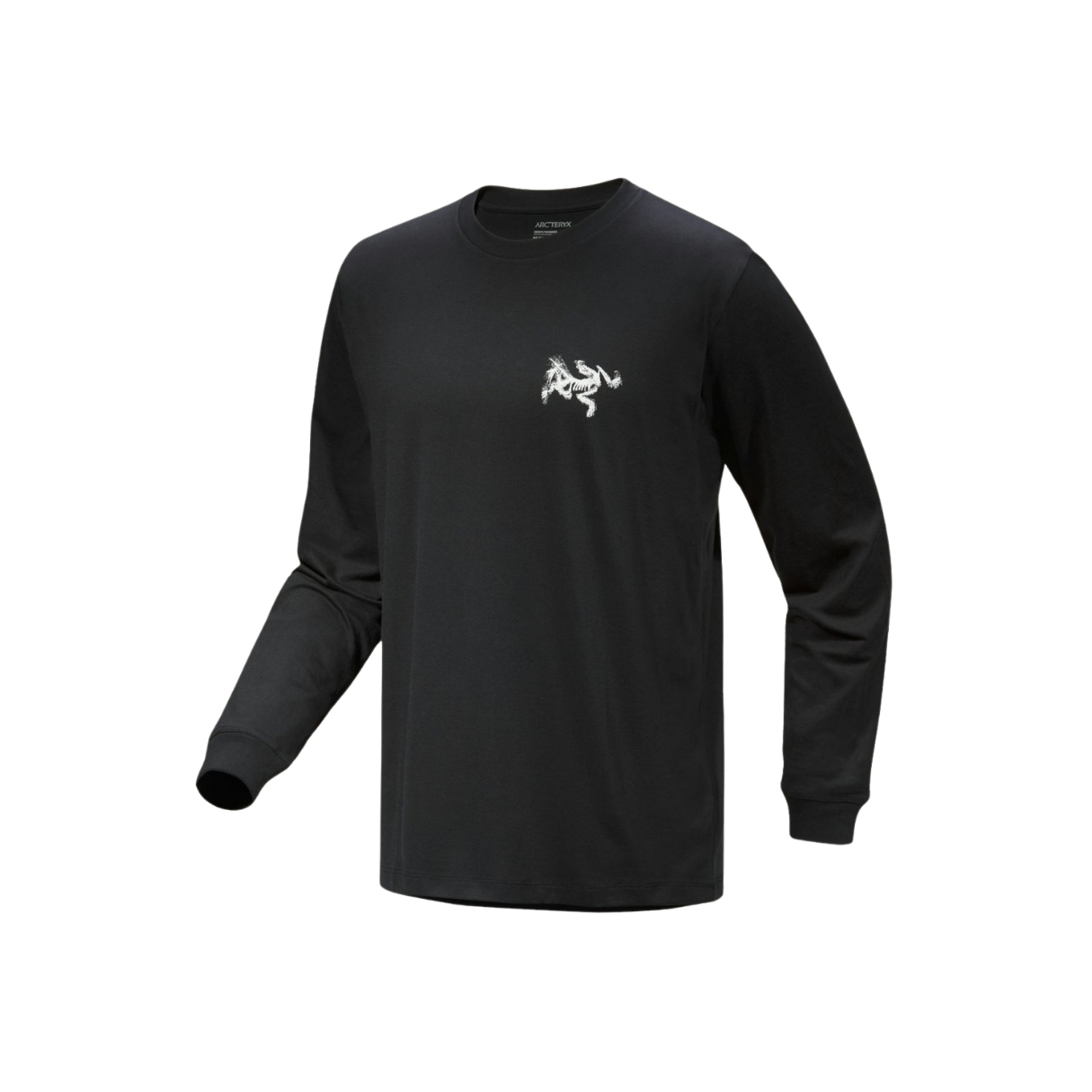 Arcteryx Mens Kragg SL Cotton Bird Tile LS Zwart