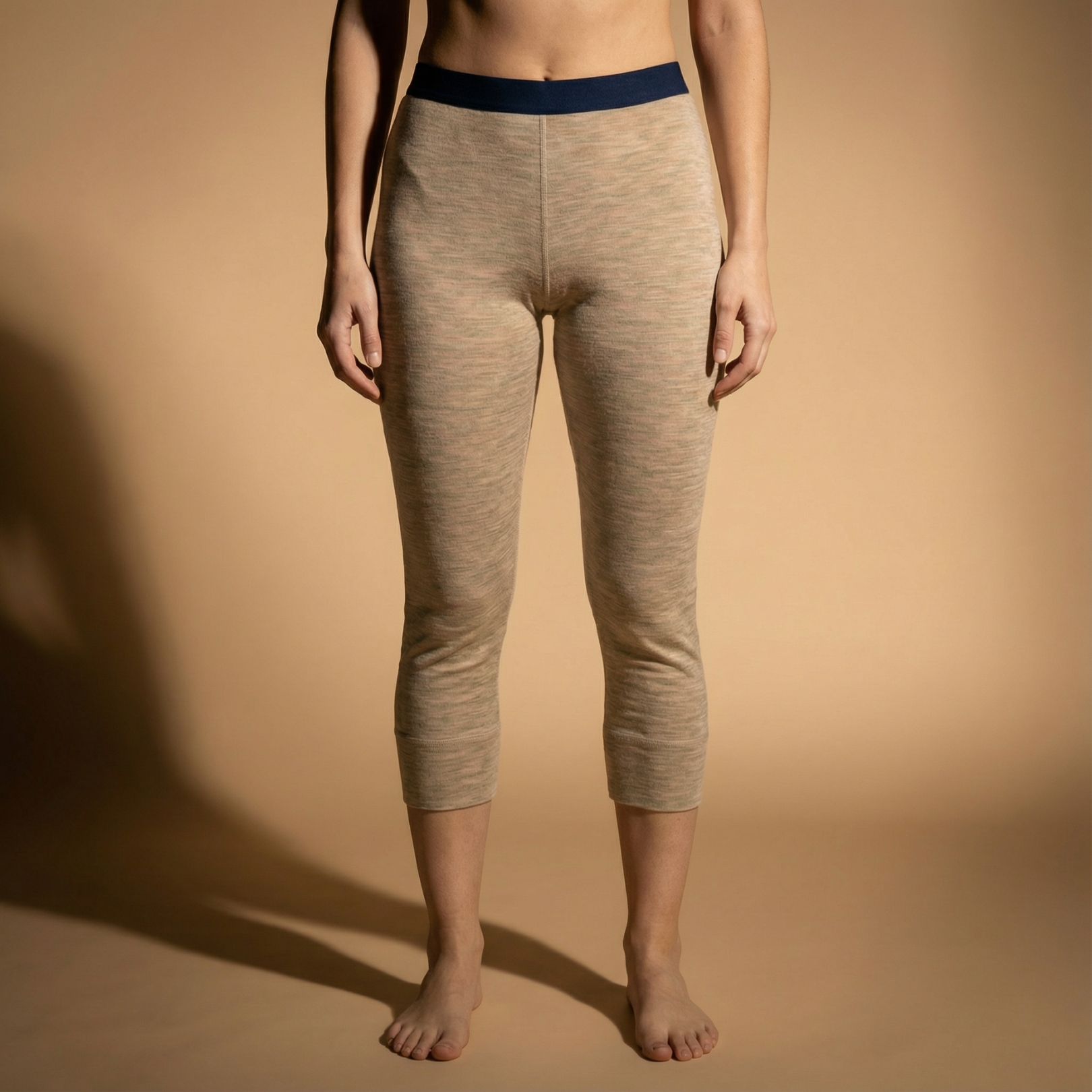 Lynce Womens Premium Merino 3/4 Pant Goud