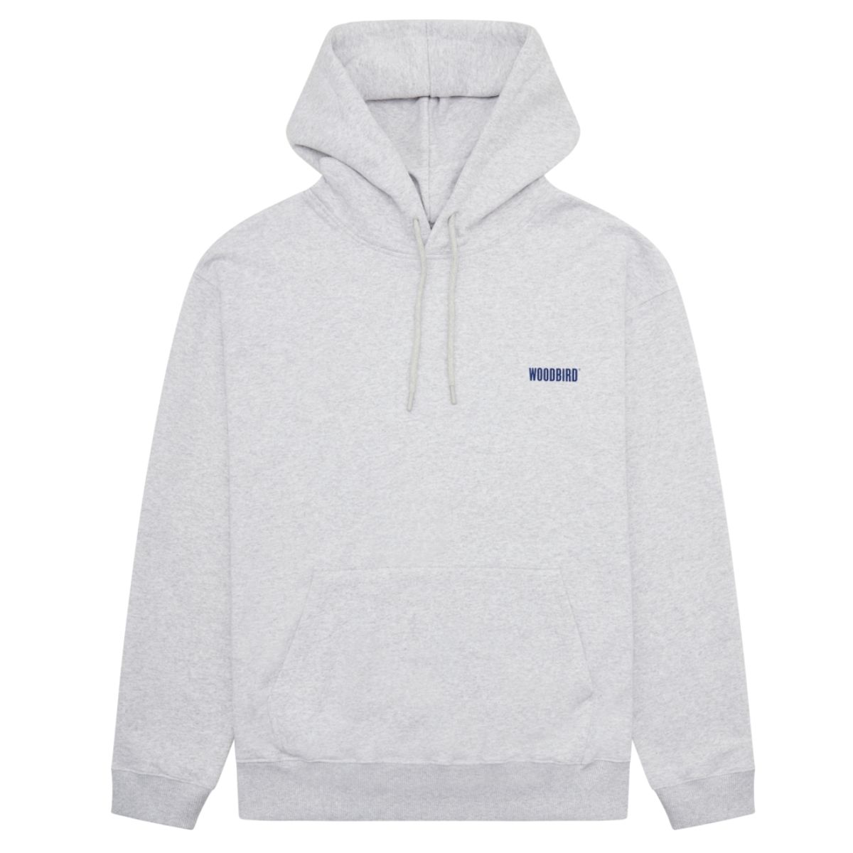 Woodbird Mens WBPacs Balance Hoodie Blanc | Snow Melange