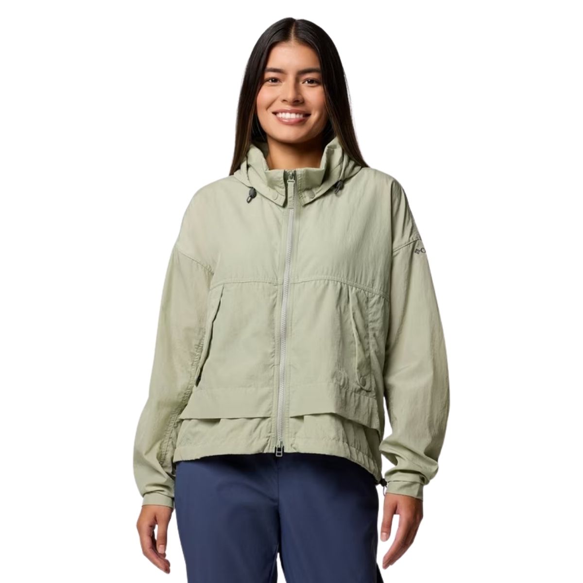 Columbia Womens Paracutie II Windbreaker Vert Clair | 348 – Safari