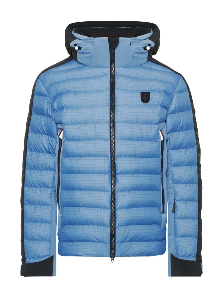 Toni Sailer Mens Ian Splendid Ski Jacket Dessin Bleu