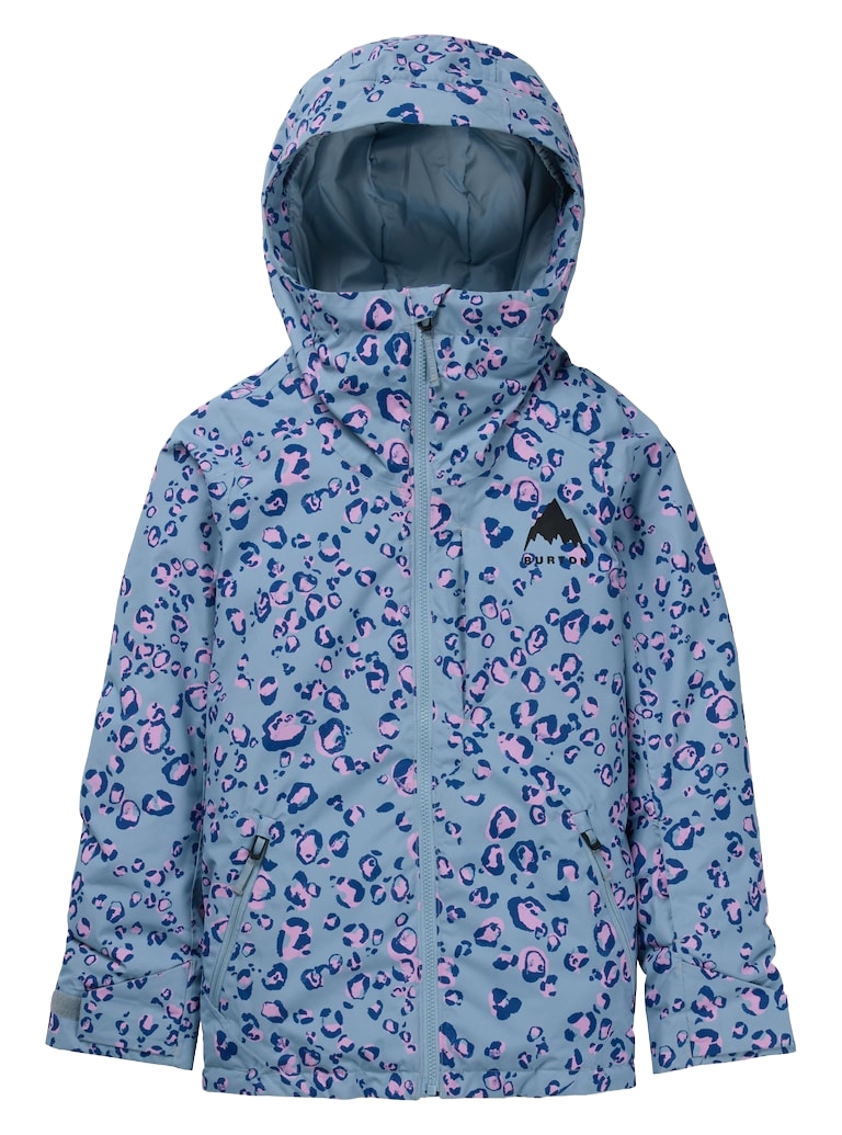 Burton Kids Hillslope 2L Jacket Dessin Bleu Clair | 961_cheetah
