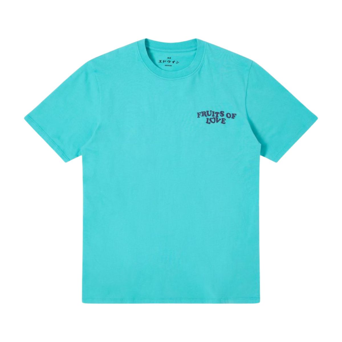 Edwin Europe Mens Fruits Of Love TS Turquoise