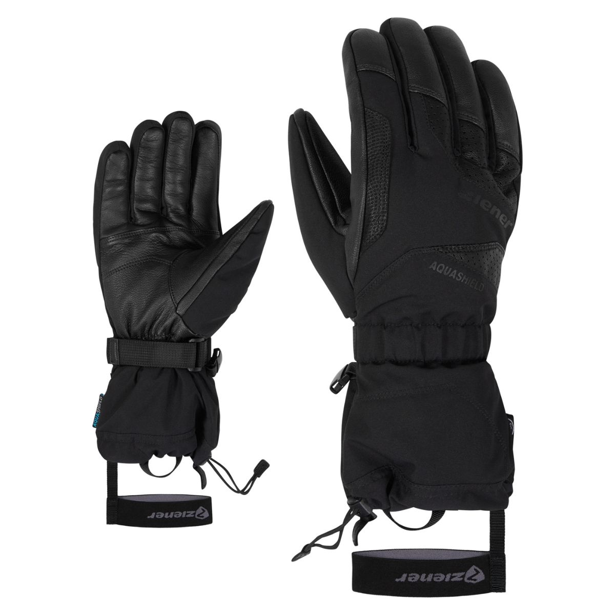 Ziener Gaiku AsR Aw Glove Ski Alpine Zwart