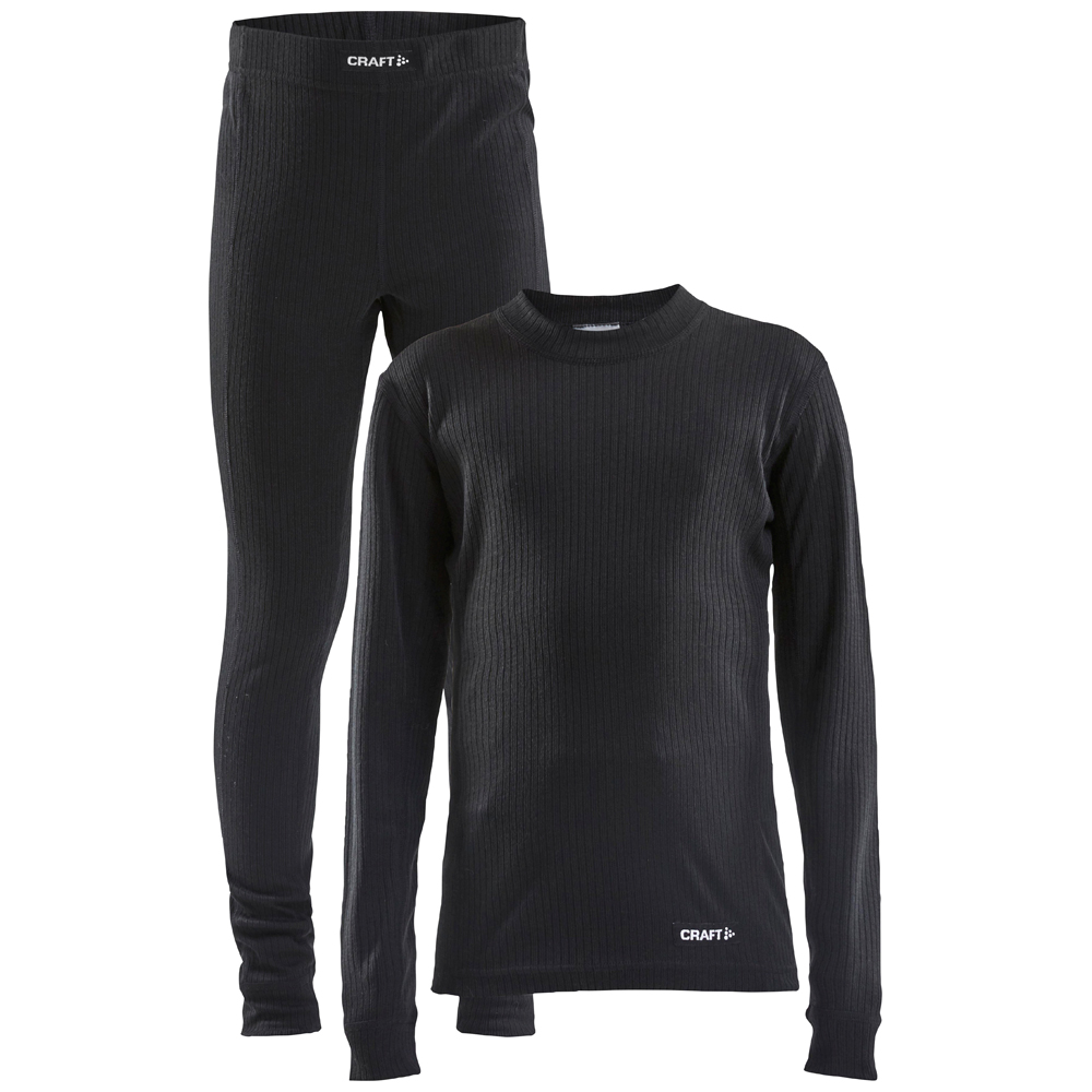Craft Kids Core Dry Baselayer Set Jr Noir |