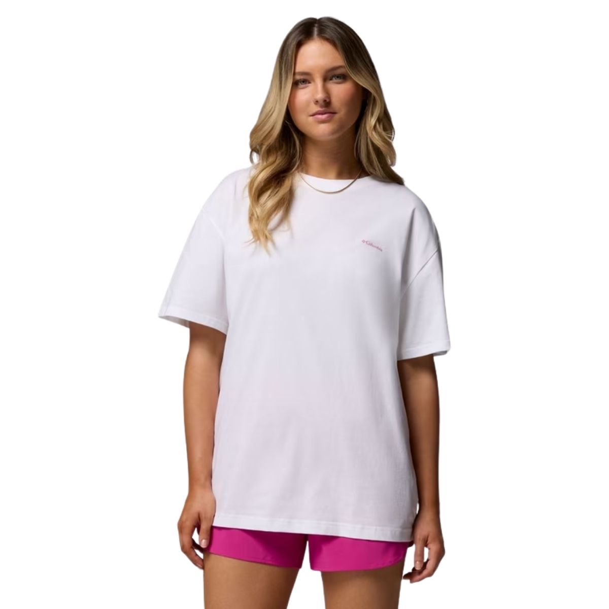 Columbia Womens Rolling Bend Graphic Oversized Tee Wit
