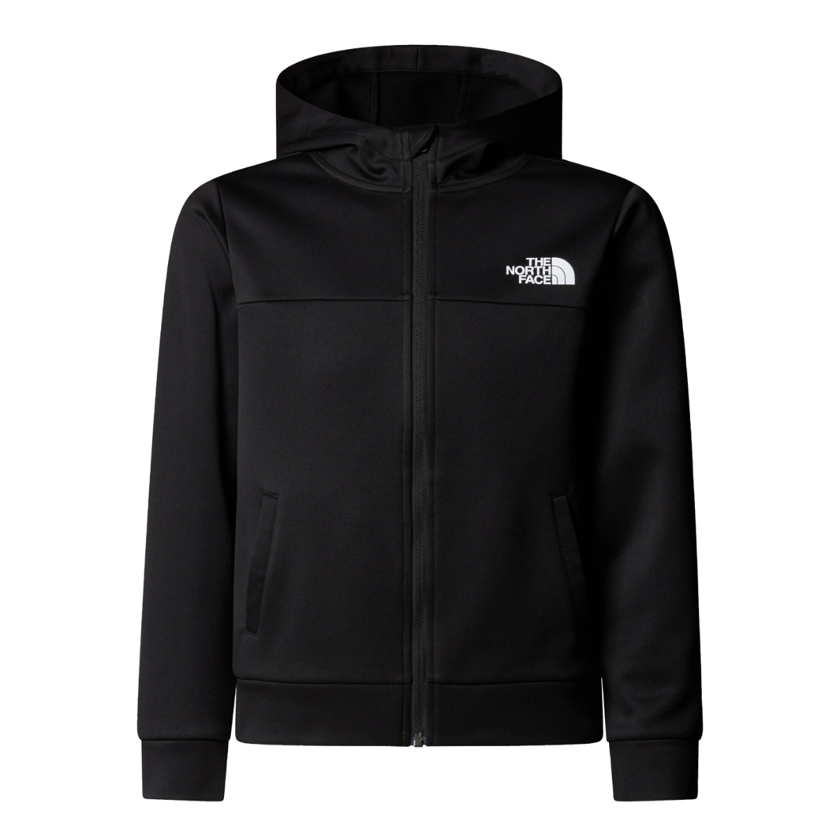 The North Face Teen Reaxion Fz Hoodie Zwart