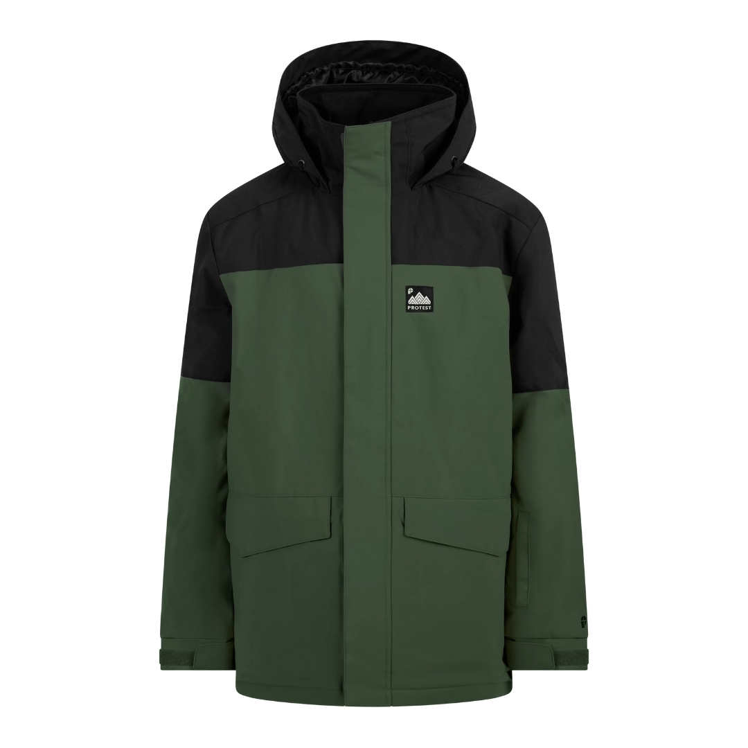 Protest Boys Prtewan Jr Snowjacket Groen