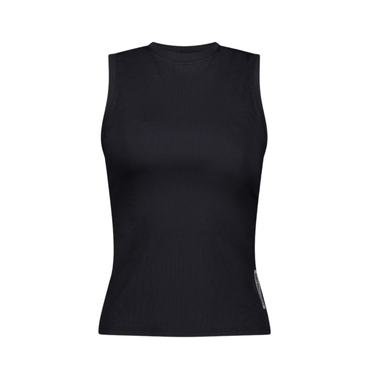 Airforce Womens Ribbed Sport Tanktop Noir | 901_true_black