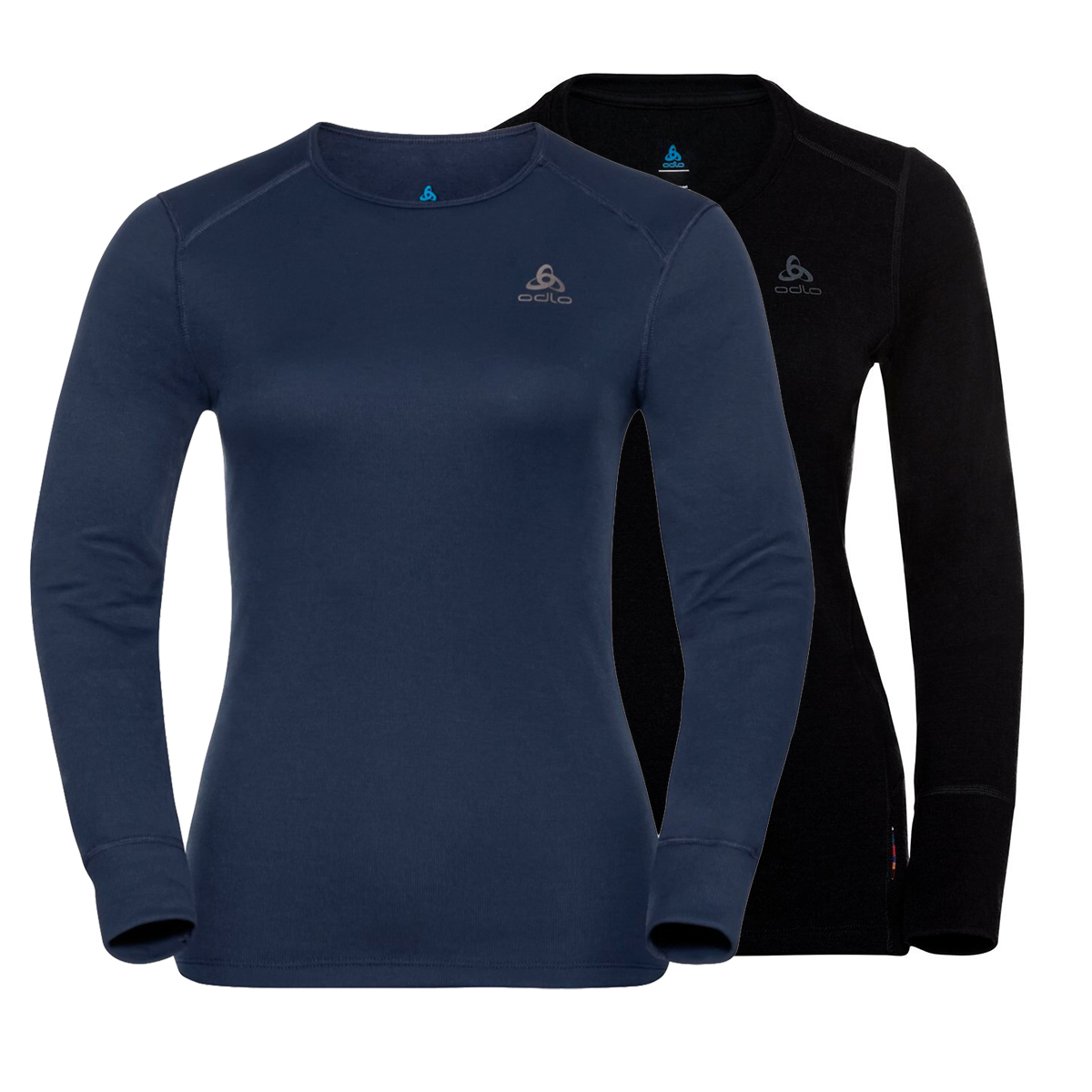 Odlo W BL TOP crew neck l_s ACTIVE Zwart
