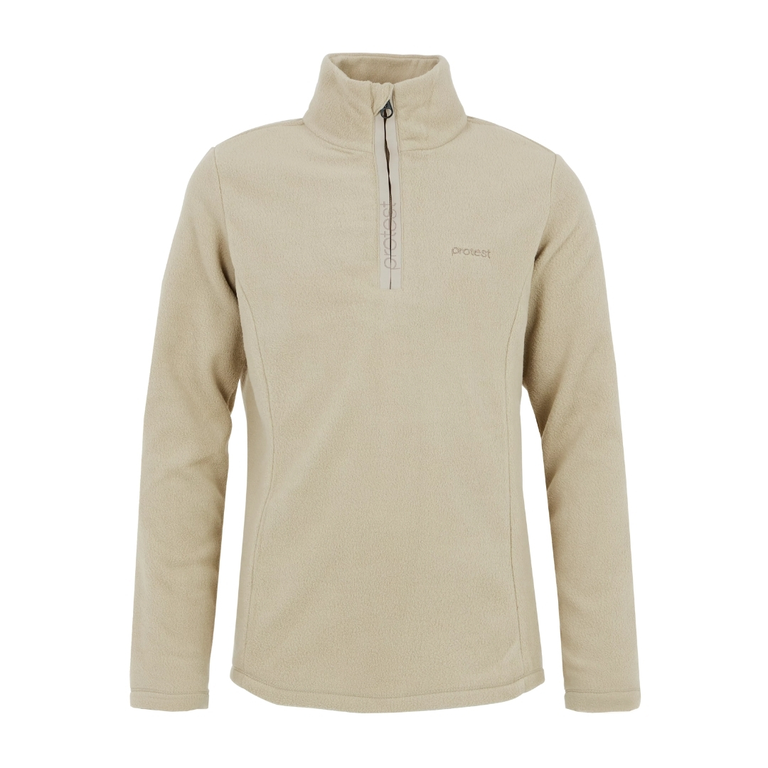 Protest Girls Mutey Jr 1/4 Zip Top Beige