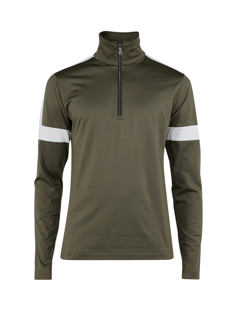 8848 Altitude Mens Dino 1/2 Zip Sweat Groen