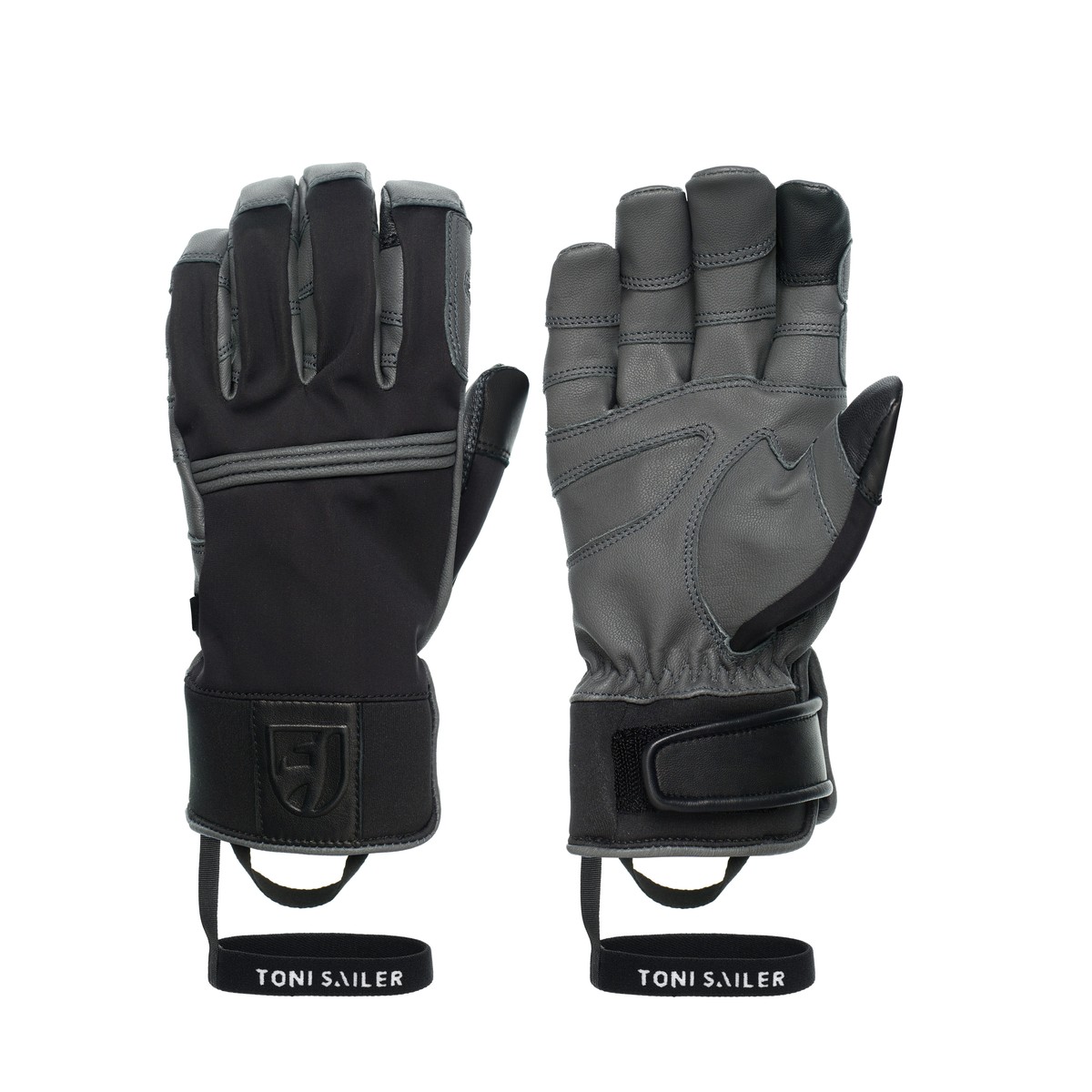 Toni Sailer Hary Men Leather Gloves Gris |
