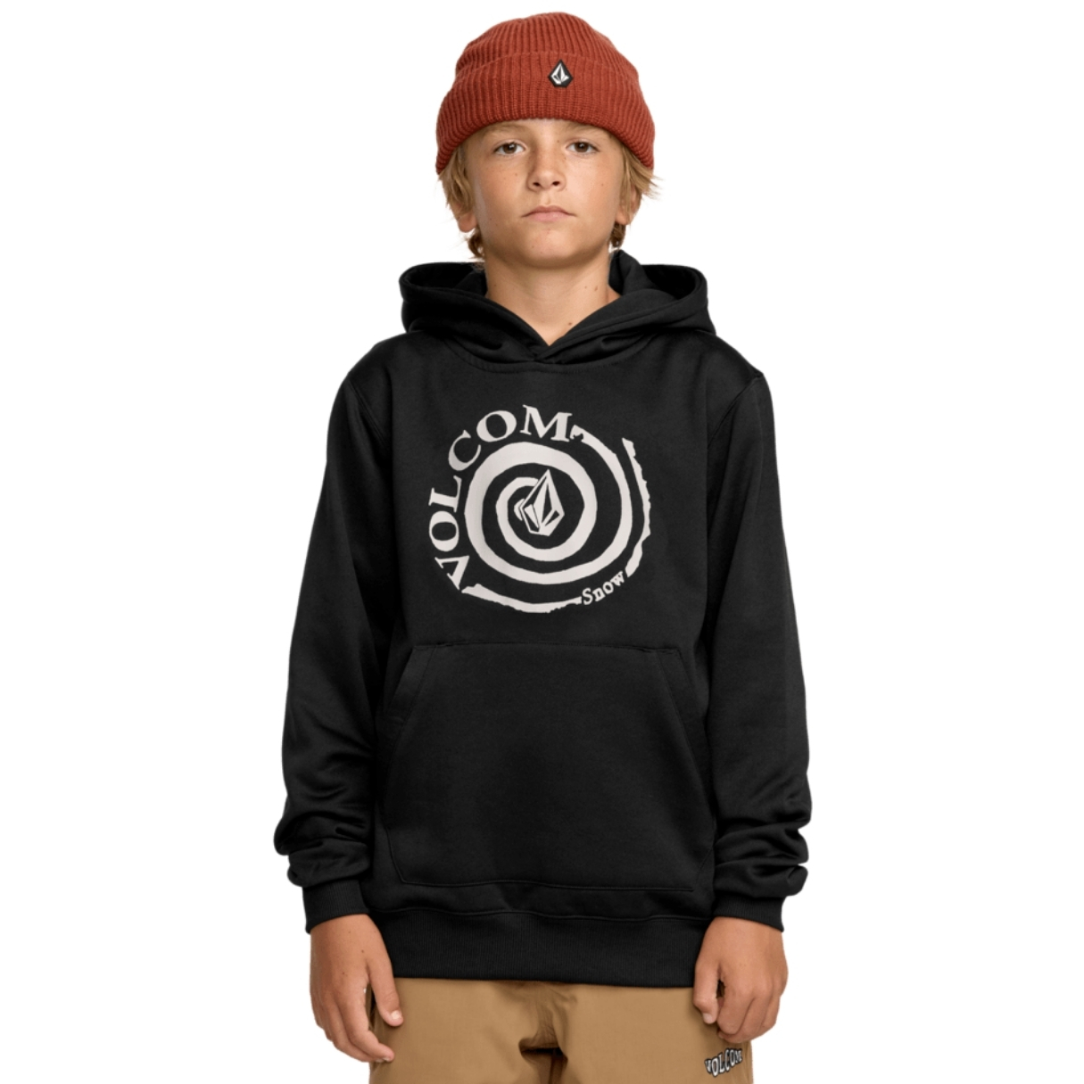 Volcom Boys Hydro Fleece Hoodie Zwart
