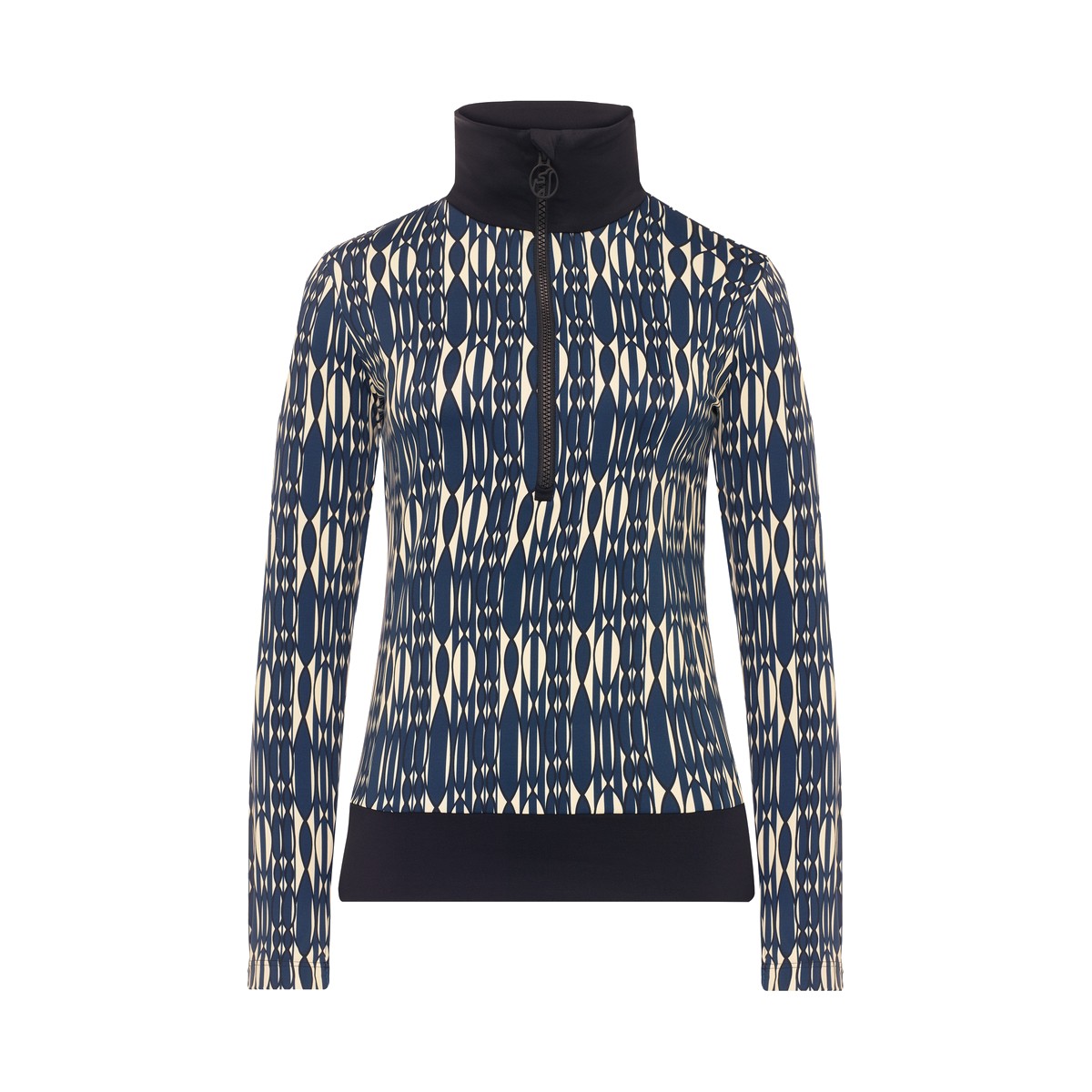 Toni Sailer Wieka Print Women First Layer Bleu Fonce | 196 Midnight