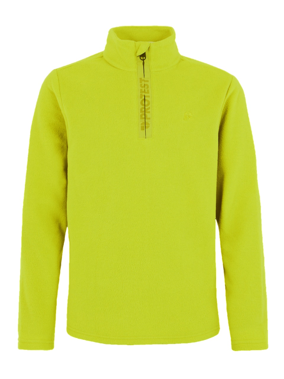 Protest Boys Perfecty Jr 1/4 Zip Top Citron Vert | 456 Limone