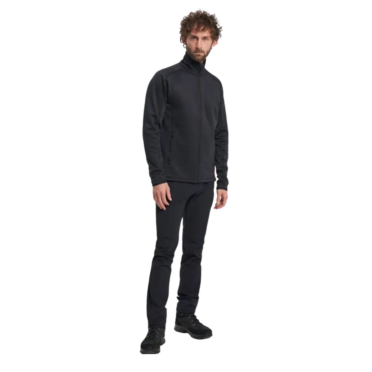 Tenson Mens Txlite Midlayer Zip Zwart