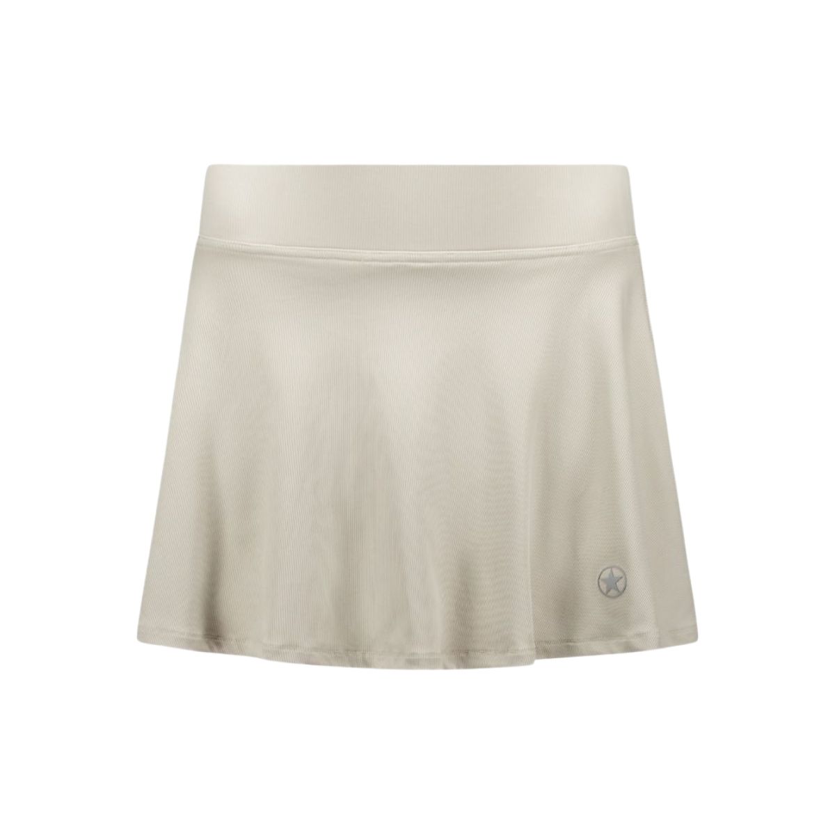 Airforce Womens Ribbed Tennis Skirt Beige