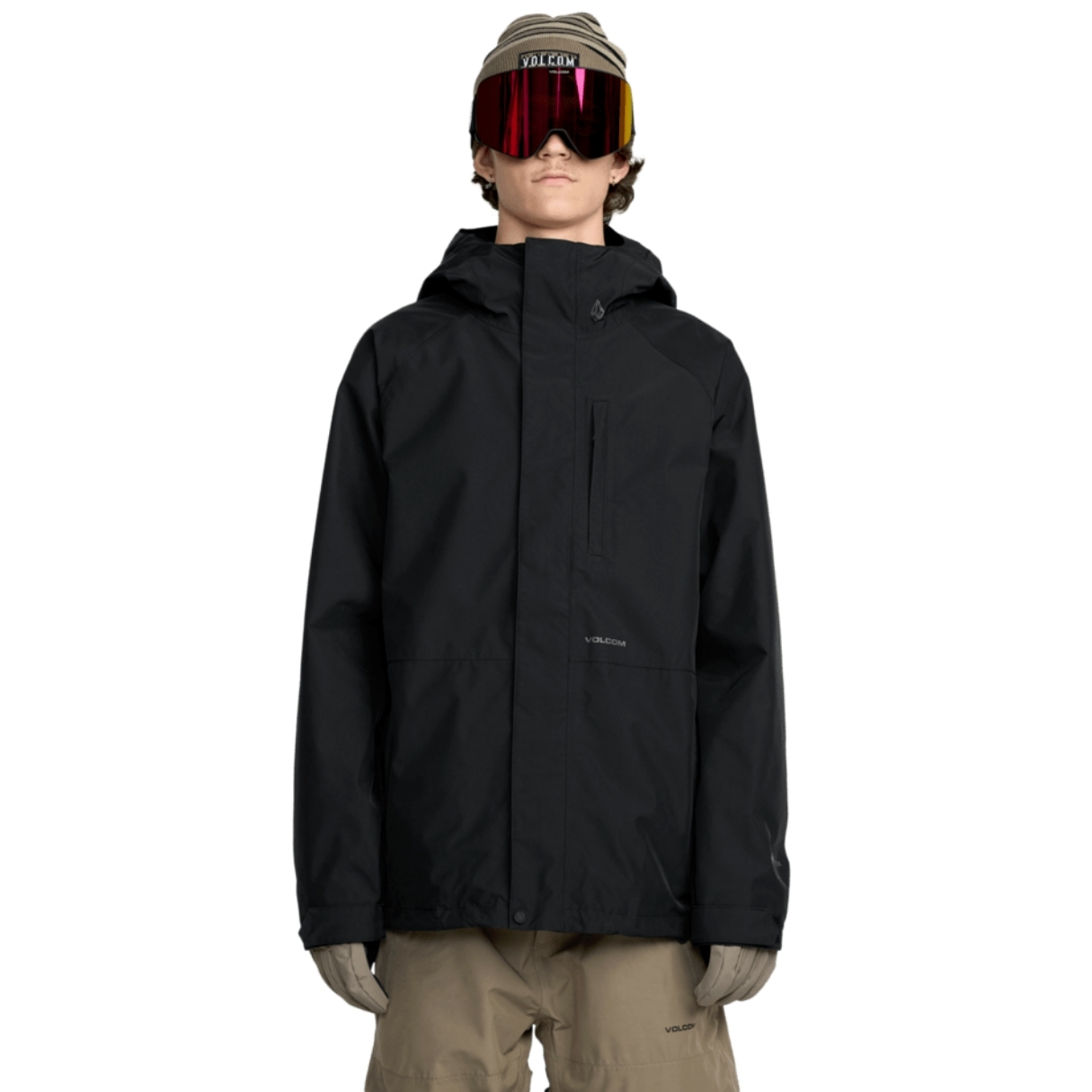 Volcom Mens Dua Ins Gore-Tex Jacket Zwart