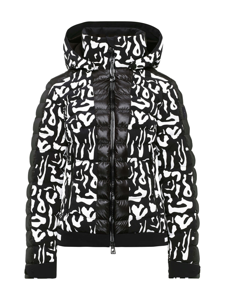 Toni Sailer Womens Norma Print Ski Jacket Wit