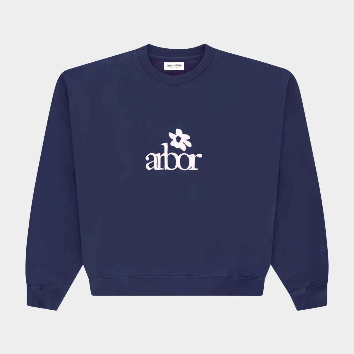 Arbor Arbor Flower Crewneck Marineblauw