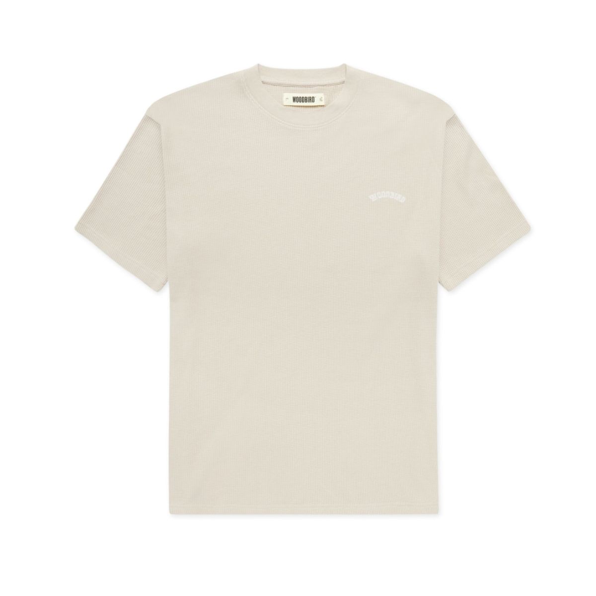 Woodbird Mens WBBaine Waffel Tee Bruin