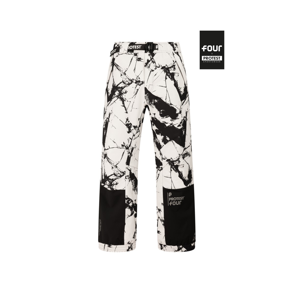 Protest Mens Prtxflutony Snowpants Blanc |