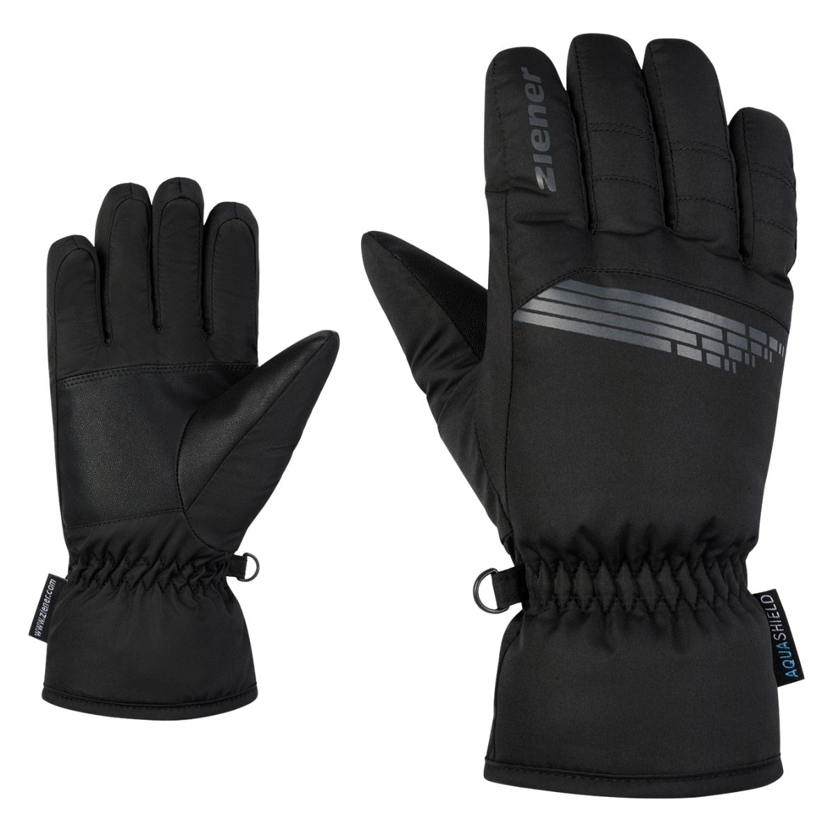 Ziener Zi-1843 As Glove Junior Zwart