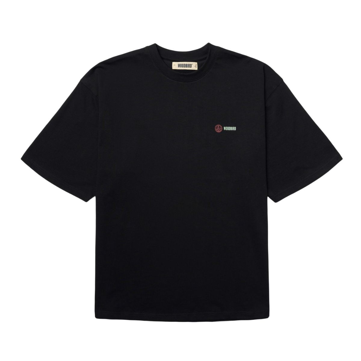 Woodbird Mens WBBeam Seat Tee Zwart