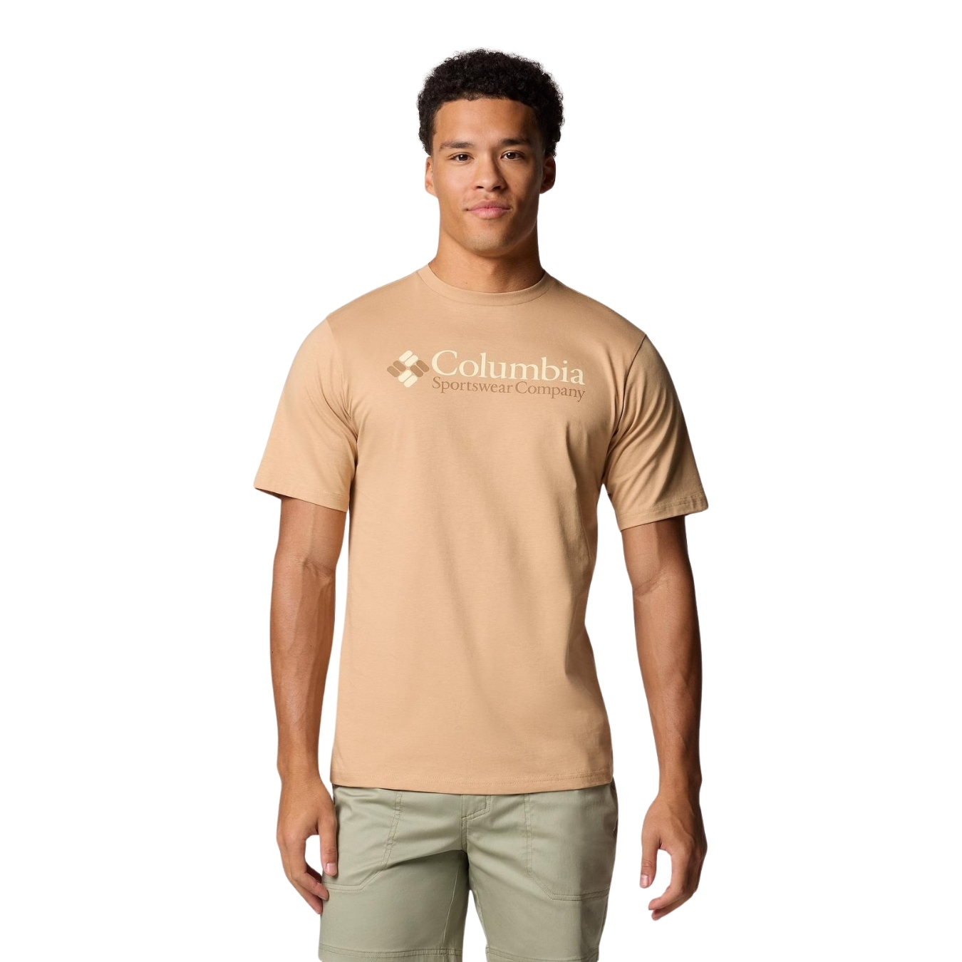 Columbia Mens CSC Basic Logo Short Sleeve Saumon | 262 – Canoe/csc Retr
