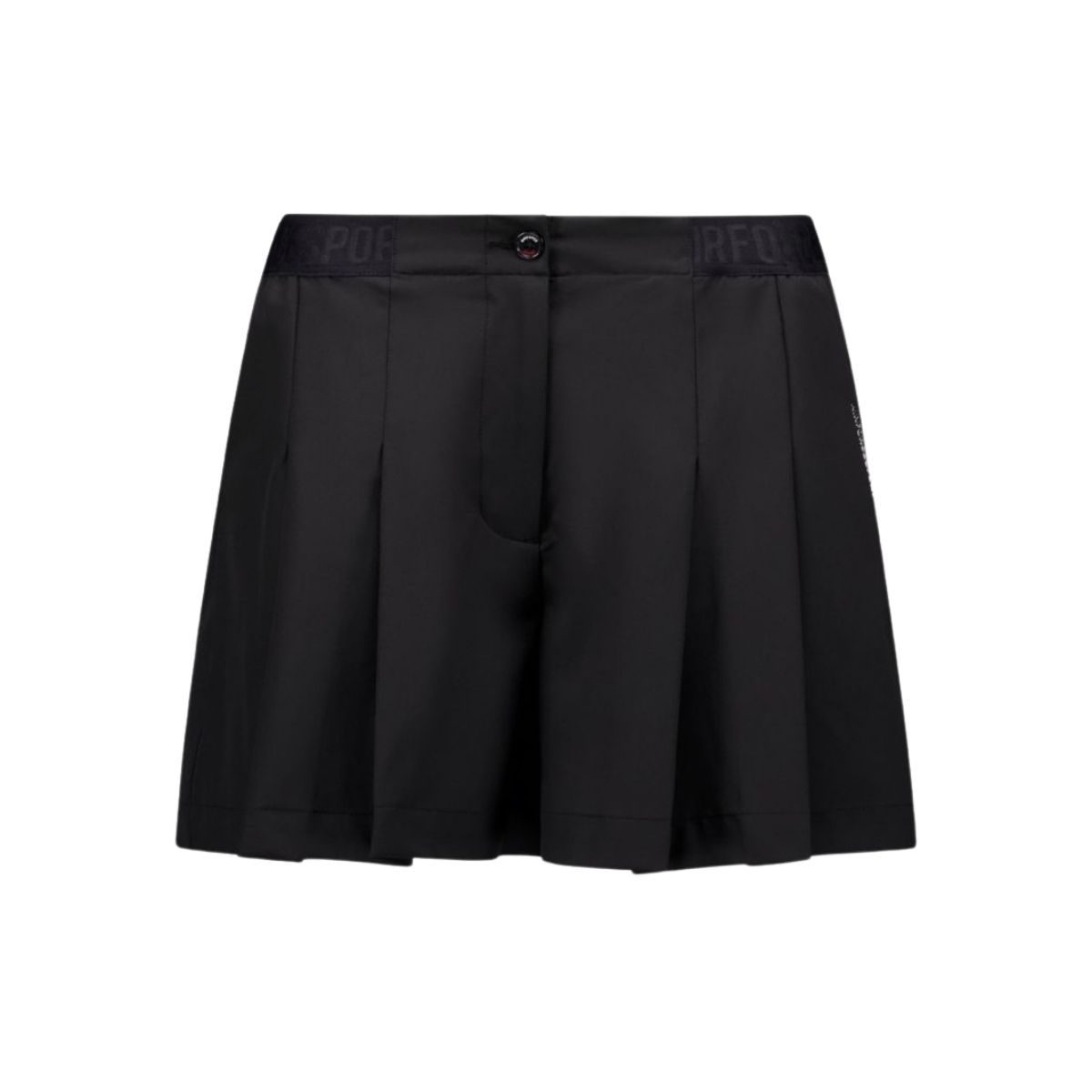 Airforce Womens Pleated Performance Short Noir | 901_true_black